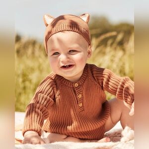 NWT Little Planet Baby Organic Cotton Sweater Knit Bubble